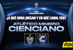 Canal confirmado para ver Cienciano vs. Atlético Mineiro por Sudamericana